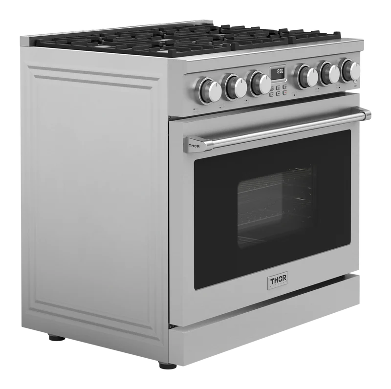 THOR Kitchen 36-Inch Gas Range - Contemporary Professional - ARG36