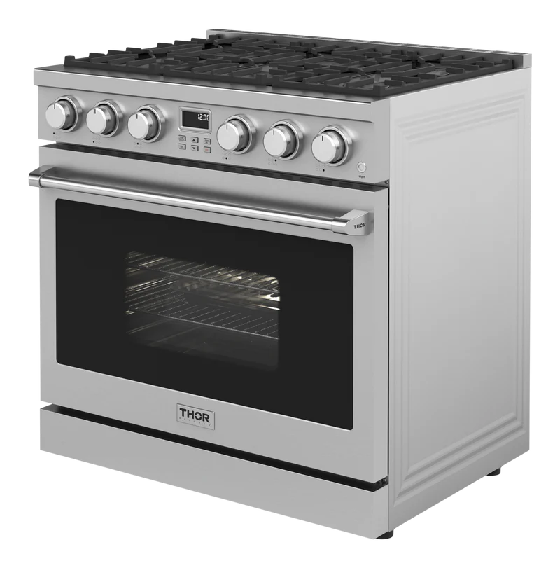 THOR Kitchen 36-Inch Gas Range - Contemporary Professional - ARG36