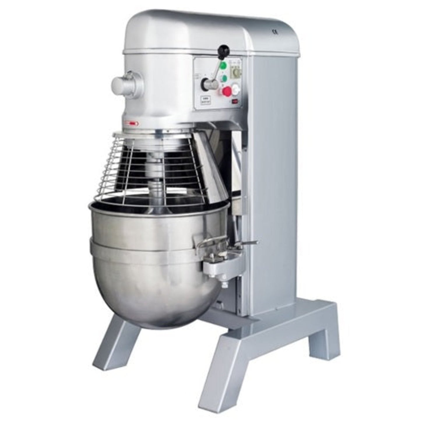BakeMax BMPM080 Commercial Floor Model Heavy Duty Electric 80 Quart 4 Speed Planetary Mixer