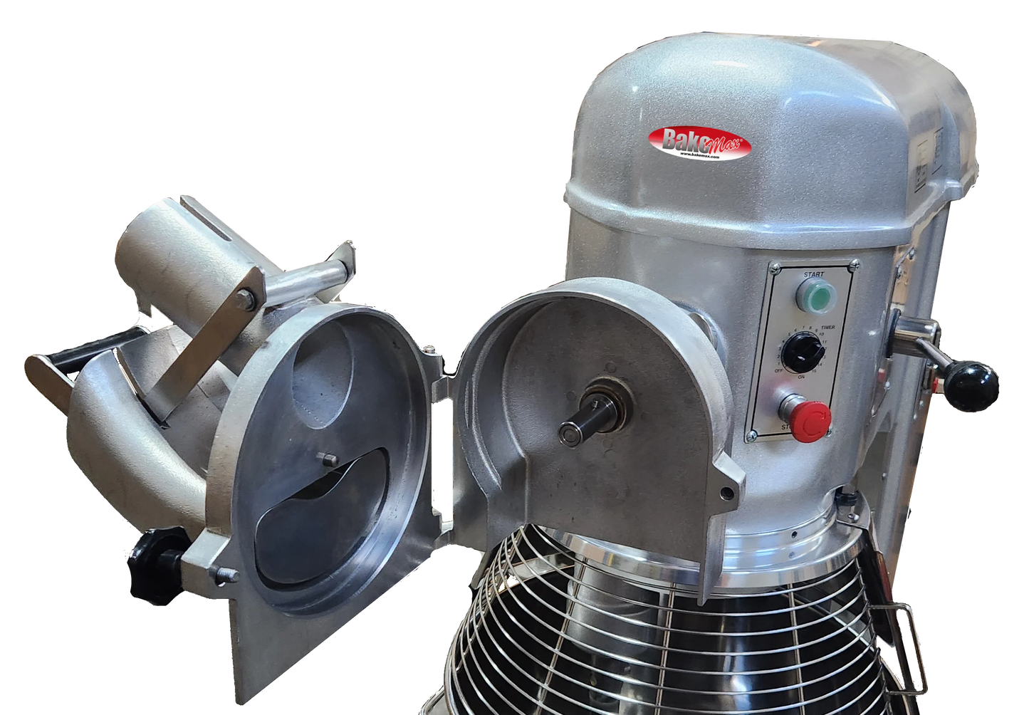 BakeMax BMPM030 Commercial Floor Model Heavy Duty 30 Quart 3 Speed Planetary Mixer