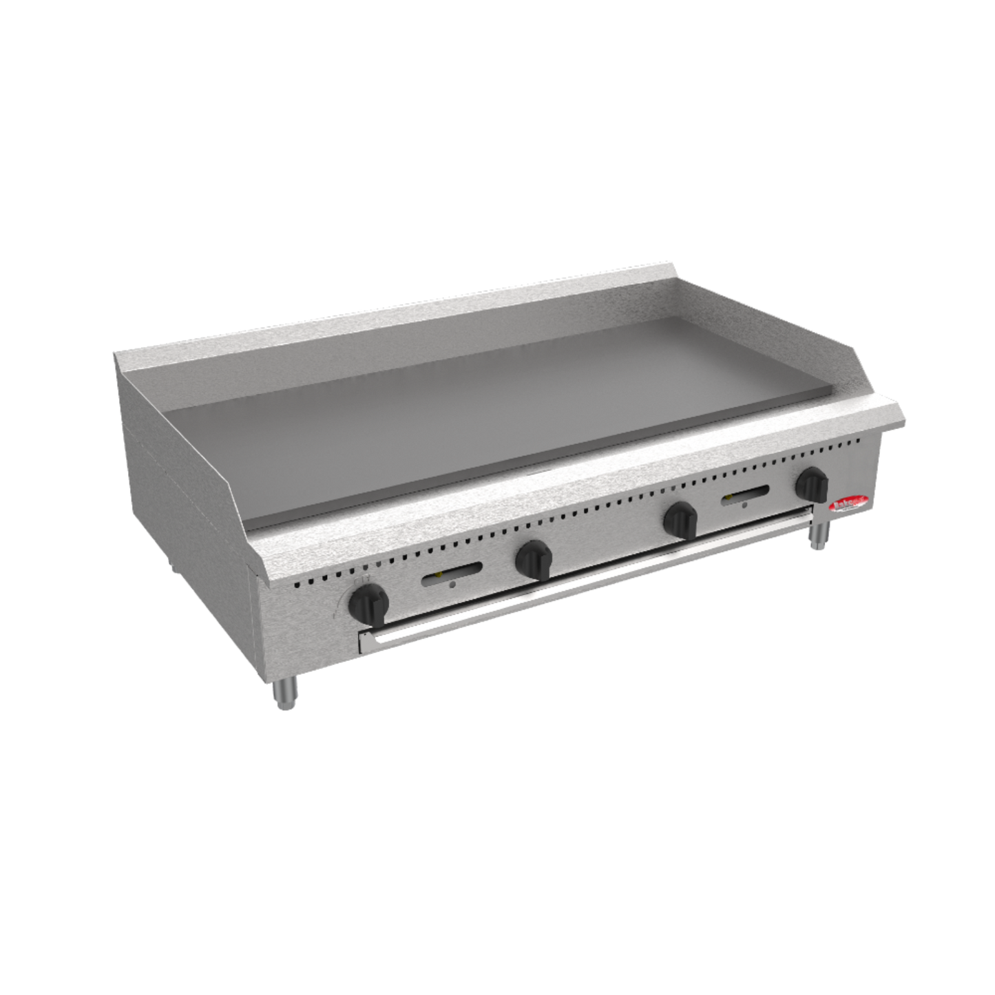 BakeMax America BACG48 Commercial Countertop 48 Inch Manual Gas Griddle