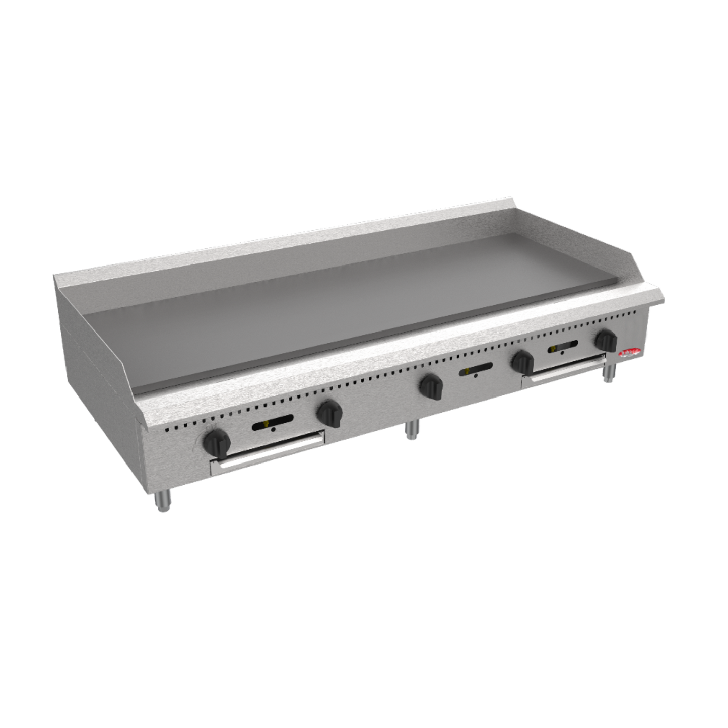 BakeMax America BACG60 Commercial Countertop 60 Inch Manual Gas Griddle