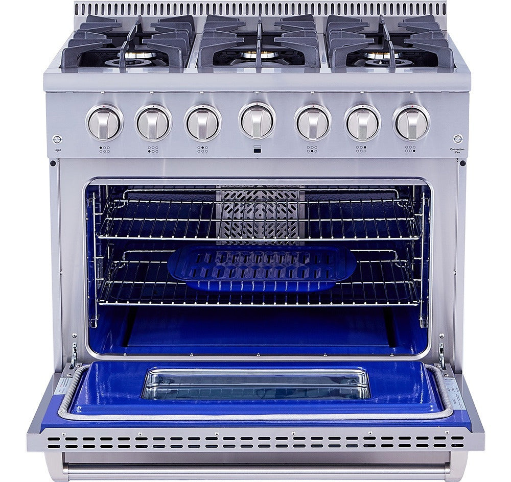 Thor Kitchen 36-Inch Professional Dual Fuel Liquid Propane Range