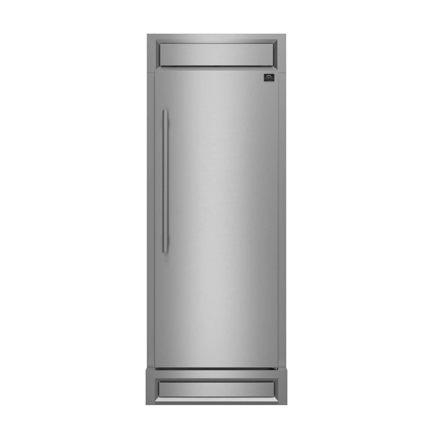 Forno Maderno 28" Built-In Convertible Refrigerator, 13.6 cu.ft. Right Swing with Decorative Grill - 32" Wide
