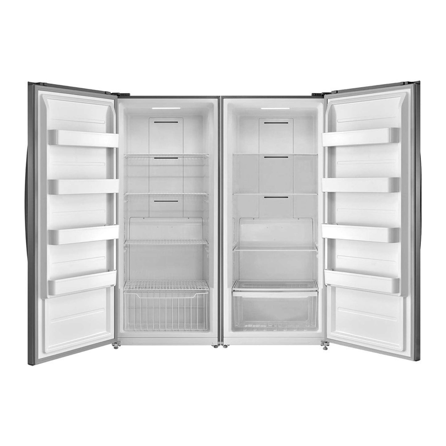 FORNO Premium 2-Piece Kitchen Bundle - Galiano 48" Dual Fuel Range, 60" Side-by-Side Refrigerator
