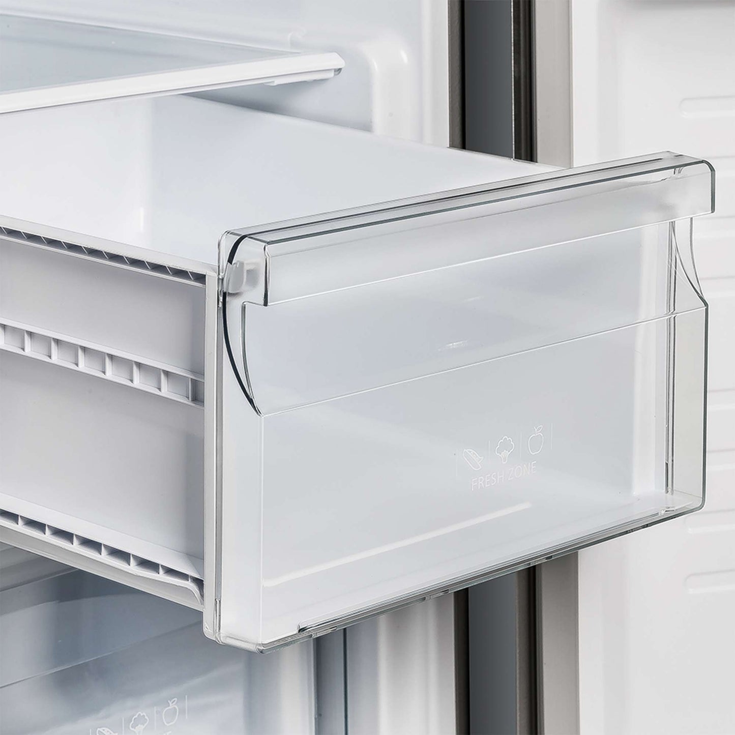 Forno Salerno 33" Built-in Stainless Steel Refrigerator 15.6 cu. ft - With Decorative Grill - 37"es Wide