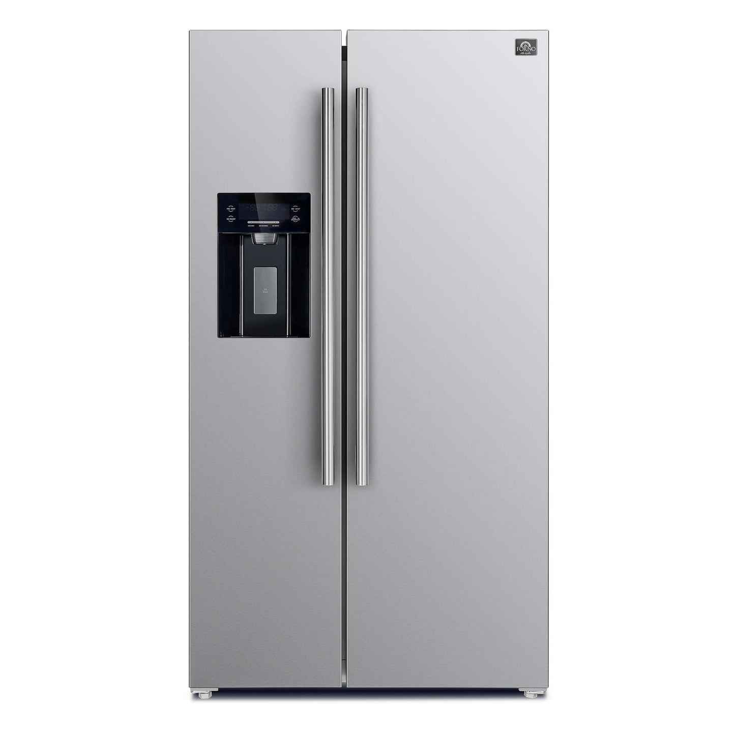 Forno Salerno 36" Side by Side Stainless Steel Refrigerator 20 cu.ft