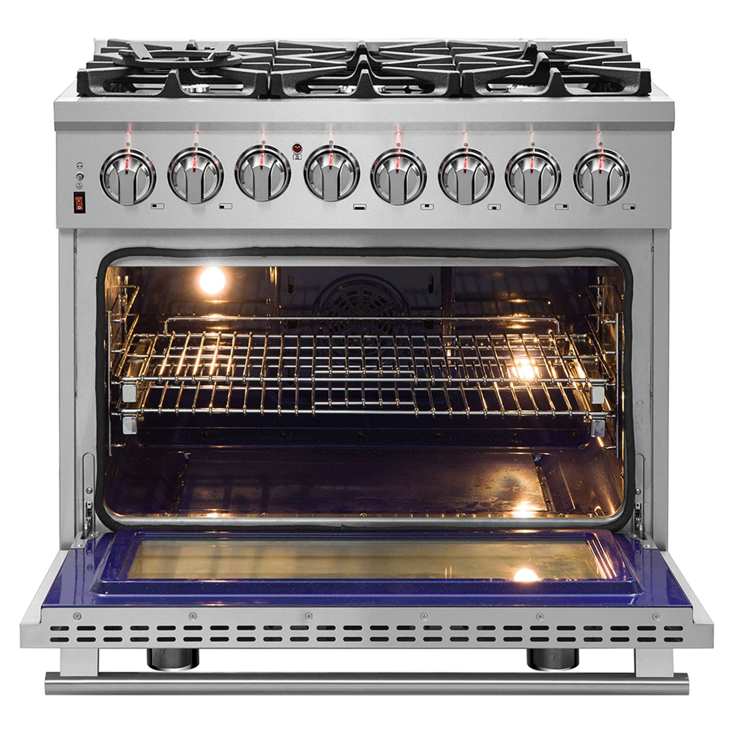 Forno Massimo 36" Freestanding Dual Fuel Range