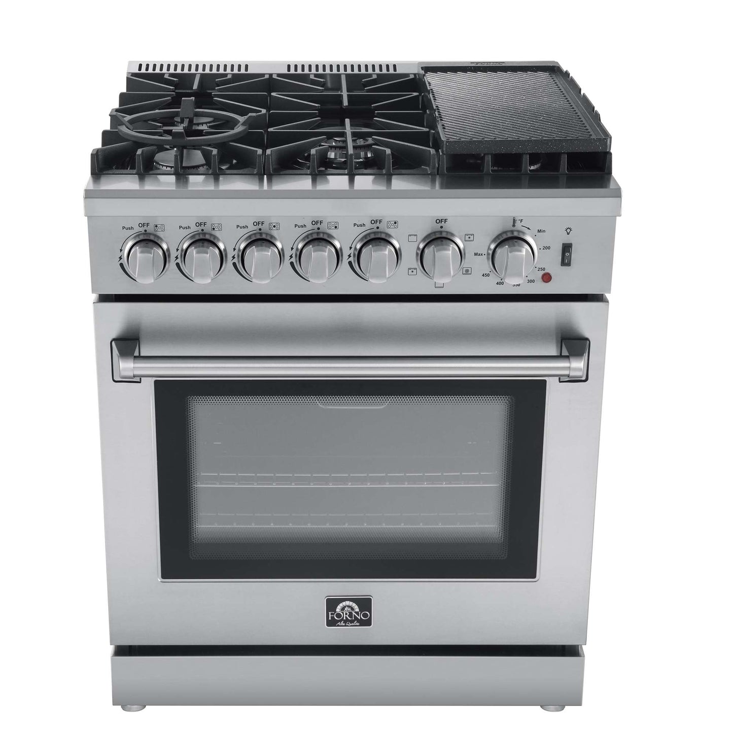 Forno Lazio 30" Freestanding Dual Fuel Range