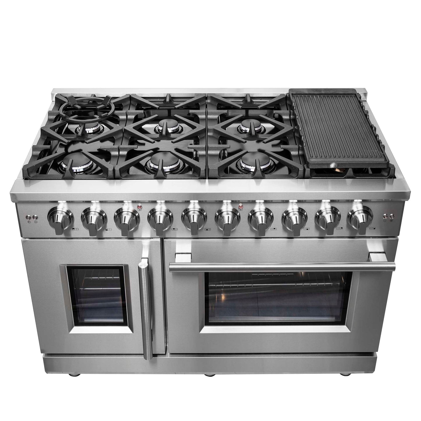 Forno Massimo 48" Freestanding French Door Gas Range