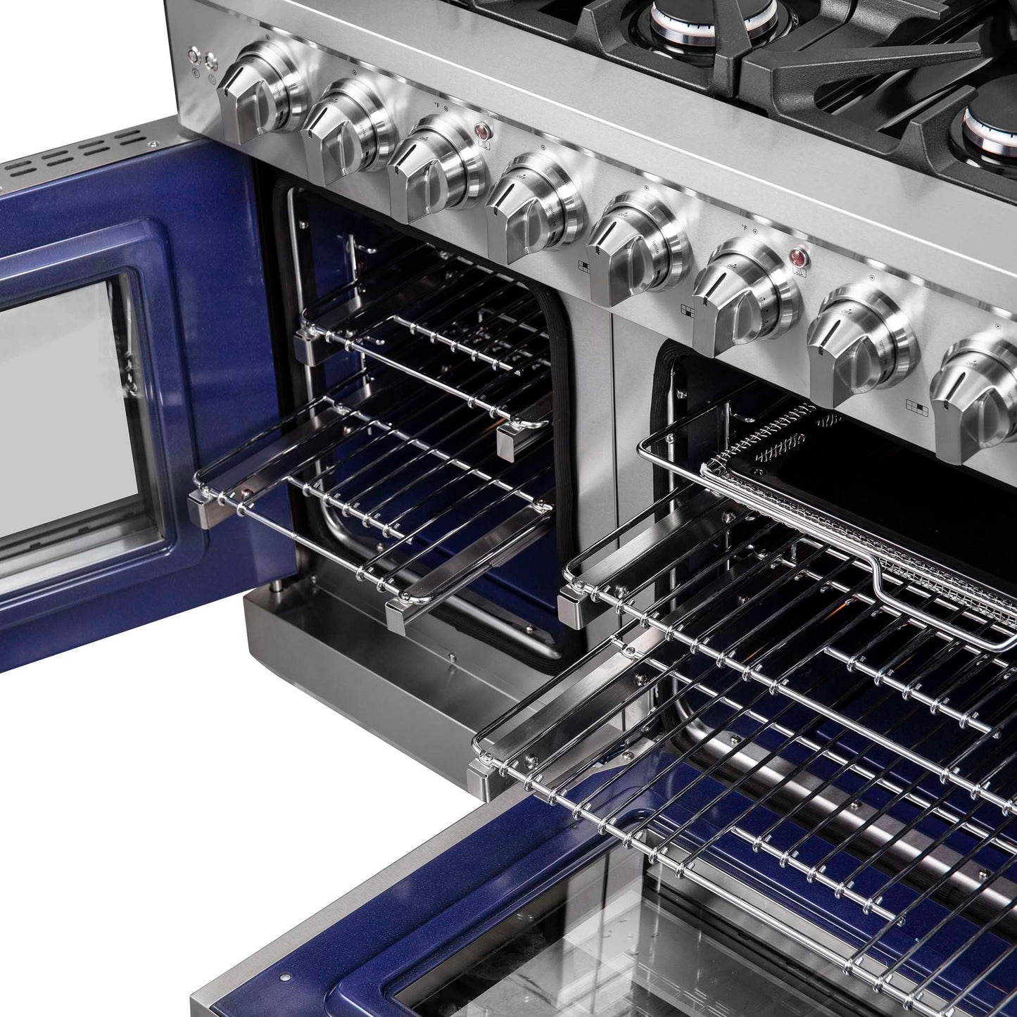 Forno Massimo 48" Freestanding French Door Gas Range