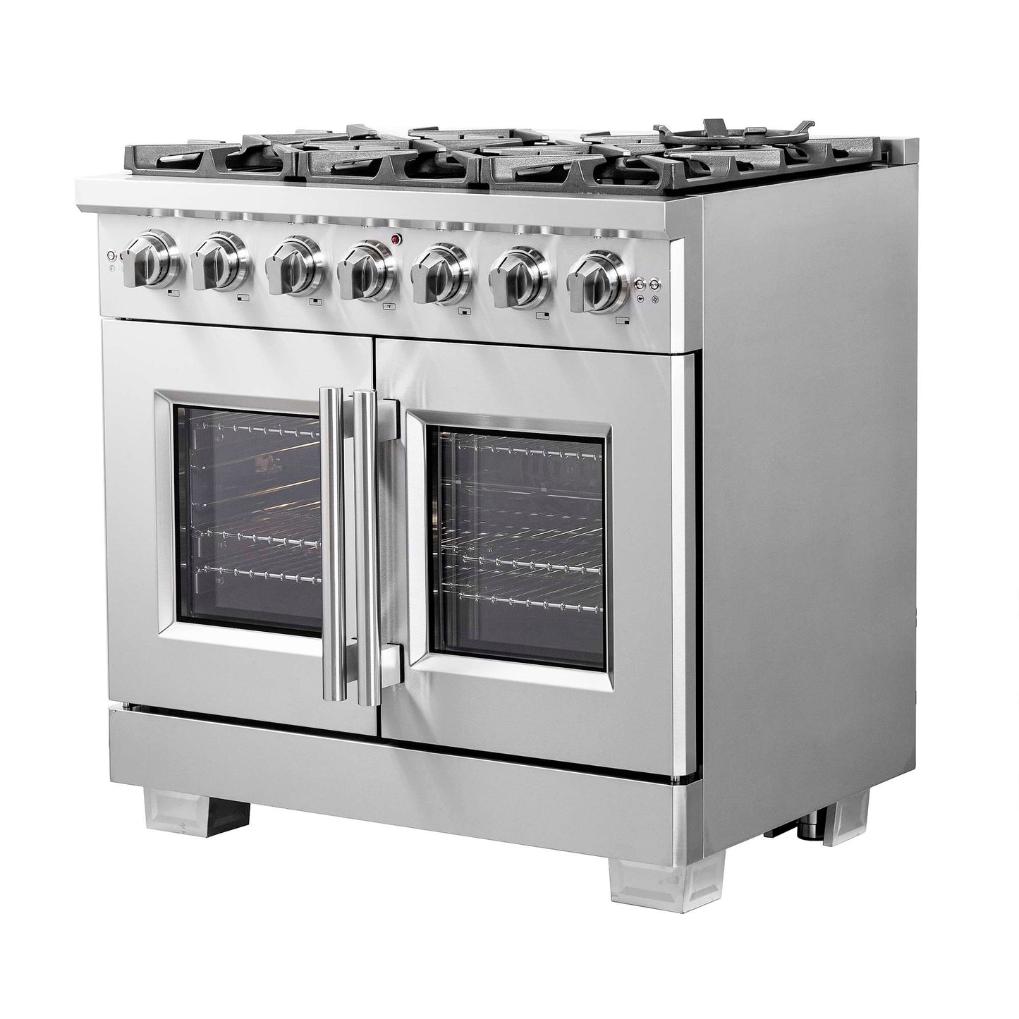 Forno Capriasca 36" Freestanding French Door Gas Range