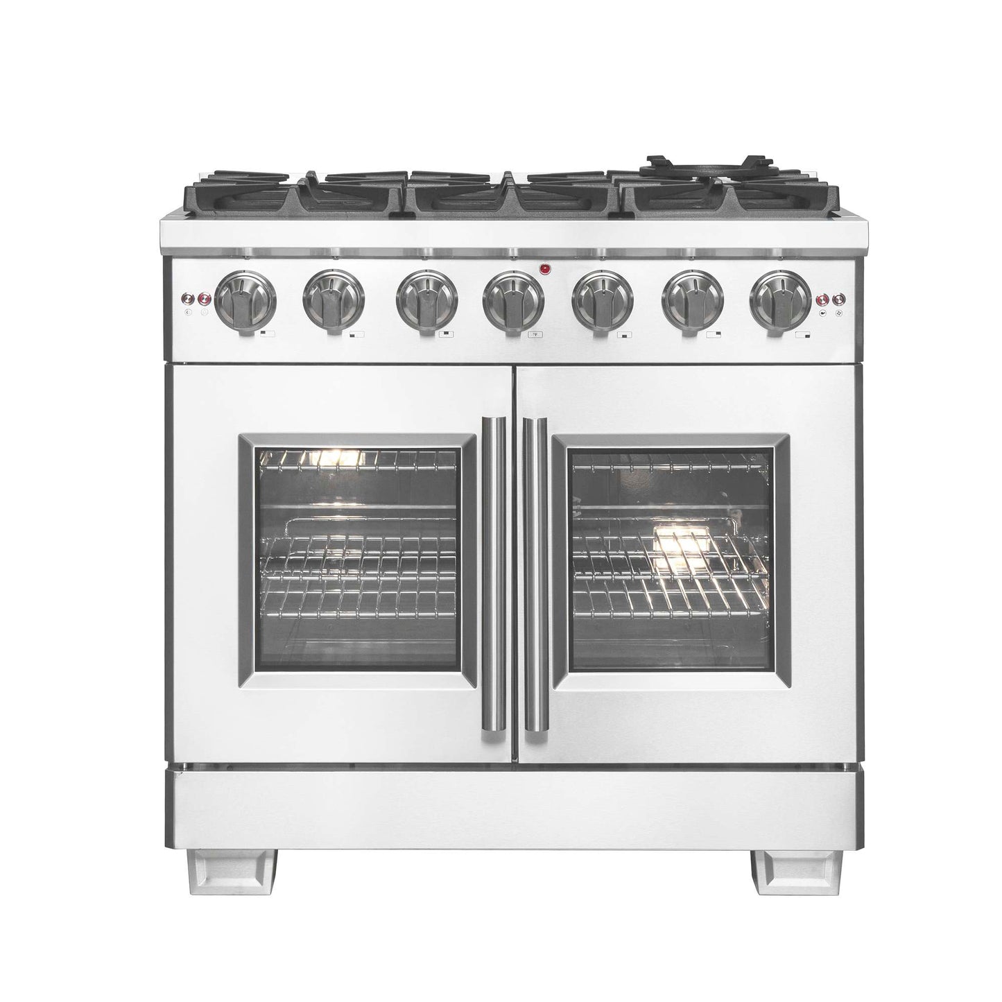Forno Capriasca 36" Freestanding French Door Gas Range