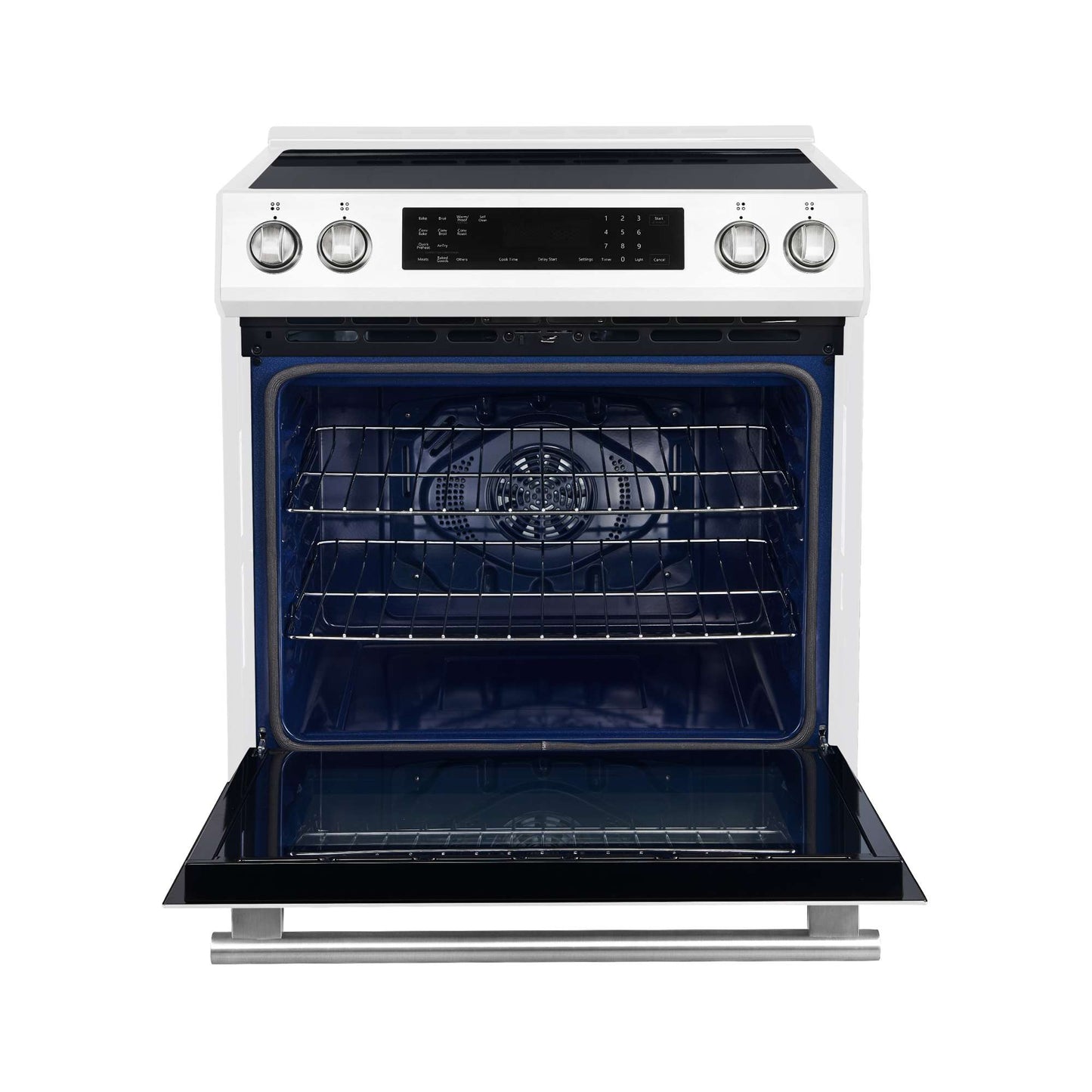 Forno Donatello Espresso 30-Inch Slide-In Induction Range White