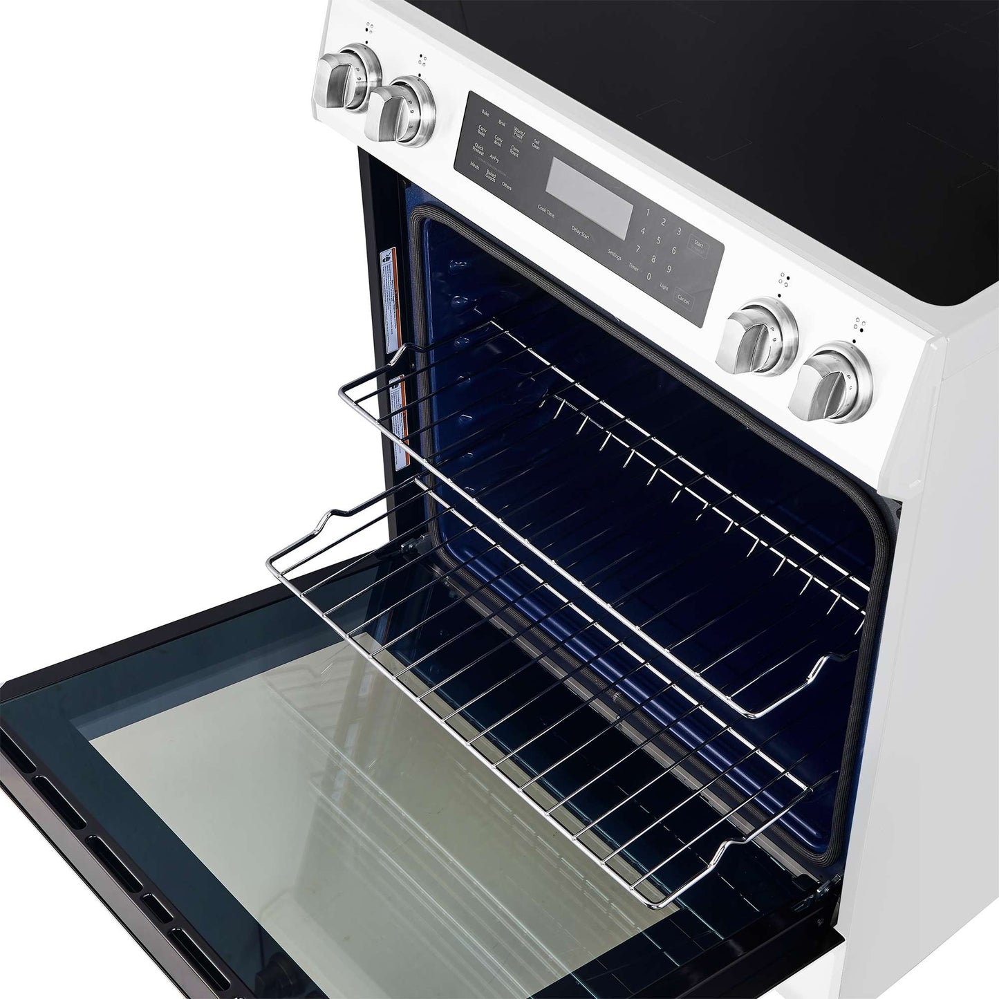 Forno Donatello Espresso 30-Inch Slide-In Induction Range White