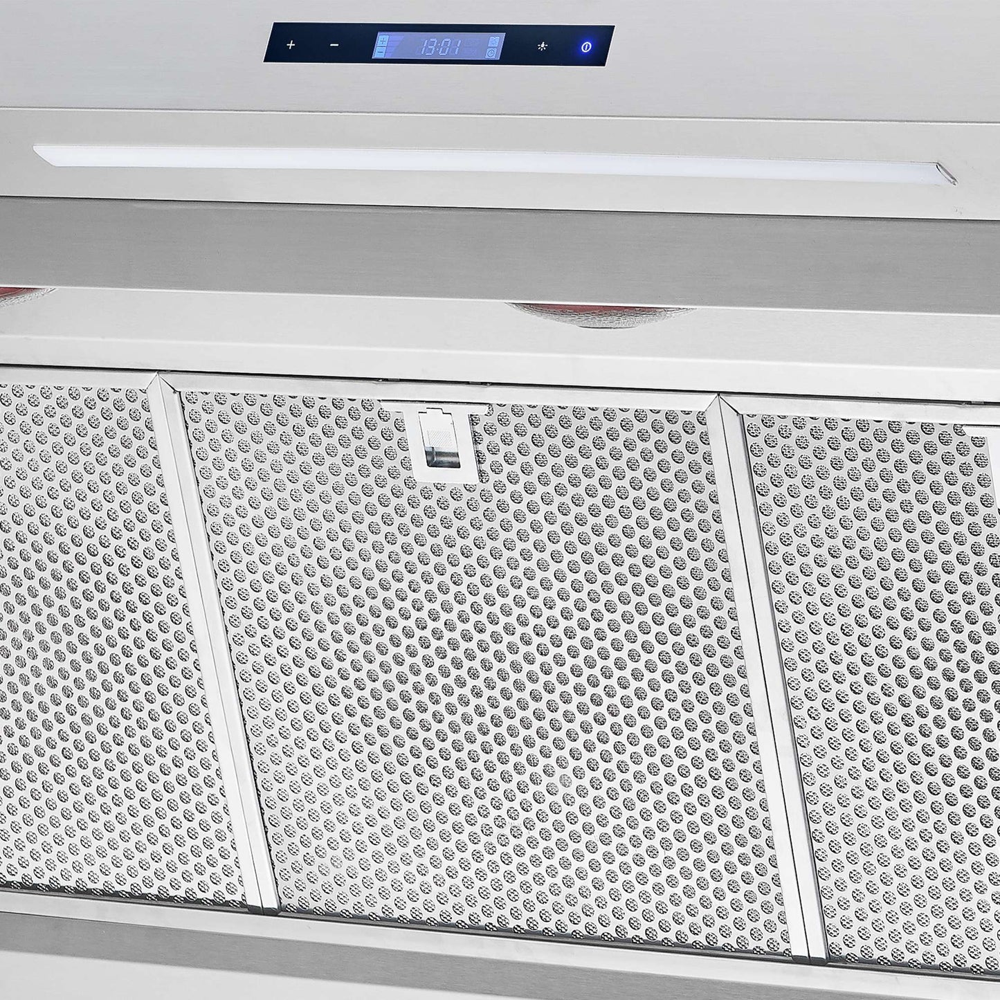 Forno Savona 60" Wall Mount Range Hood with Hybrid Filters & Back Splash