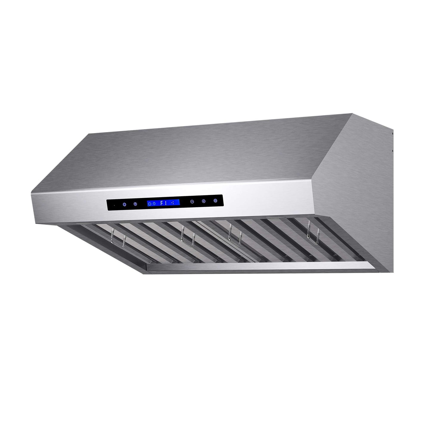 Forno Palazzo 30" Wall Mounted Range Hood Stainless Steel Heavy-Duty Baffle Filters & Remote Control