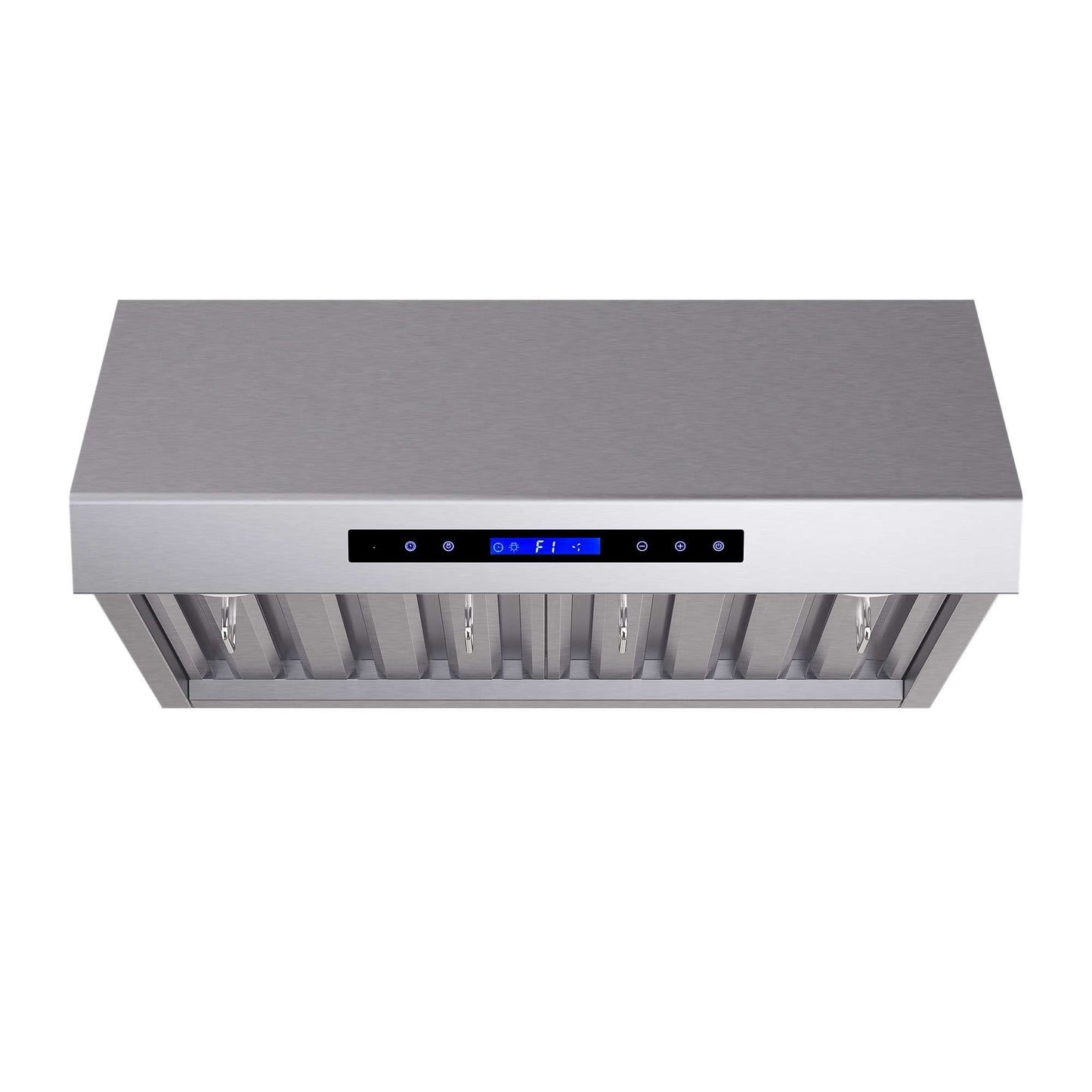 Forno Palazzo 30" Wall Mounted Range Hood Stainless Steel Heavy-Duty Baffle Filters & Remote Control