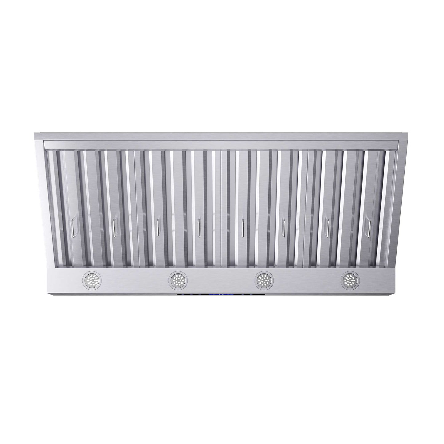 Forno Palazzo 48" Wall Mounted Range Hood Stainless Steel Heavy-Duty Baffle Filters & Remote Control