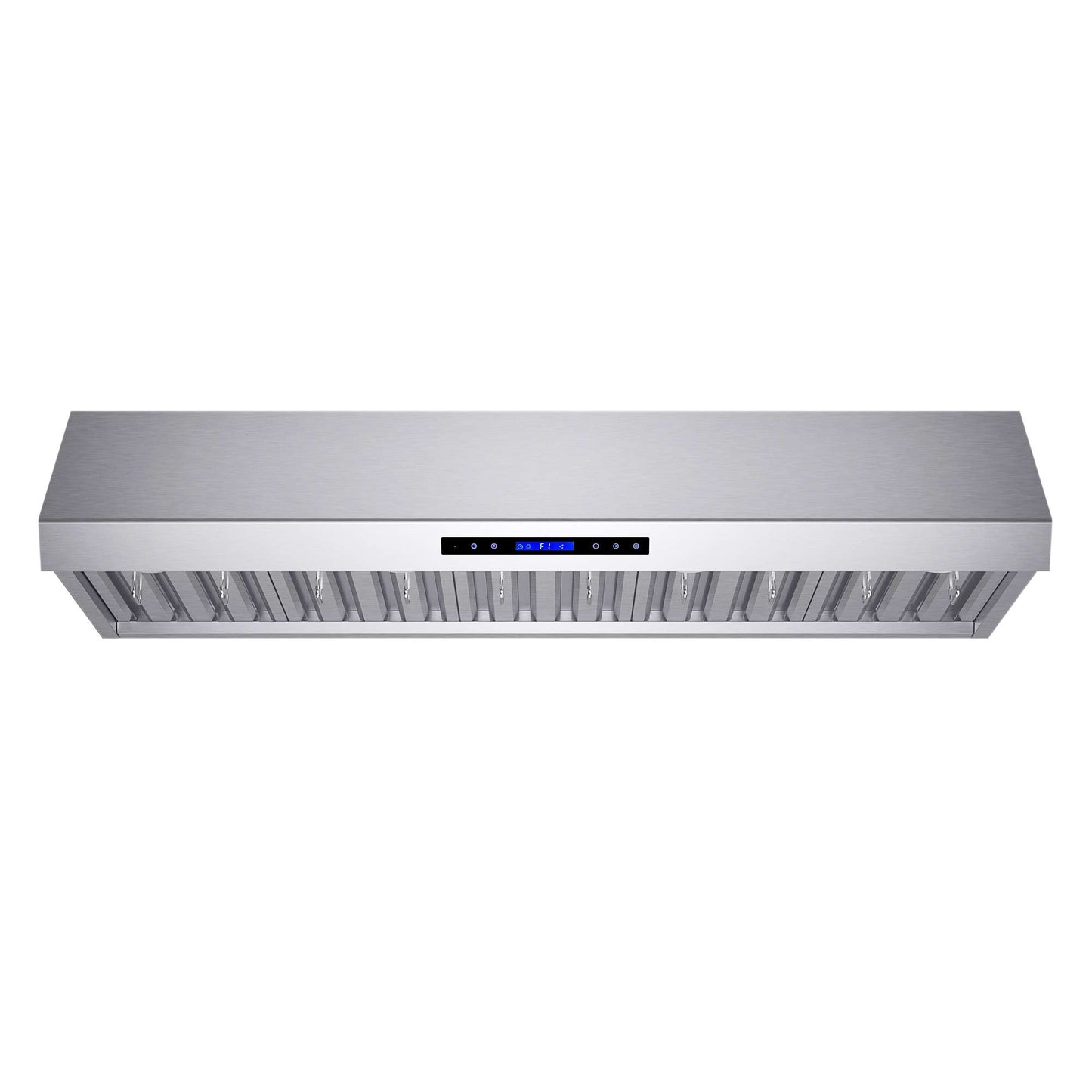 Forno Palazzo 60" Wall Mounted Range Hood Stainless Steel Heavy-Duty Baffle Filters & Remote Control