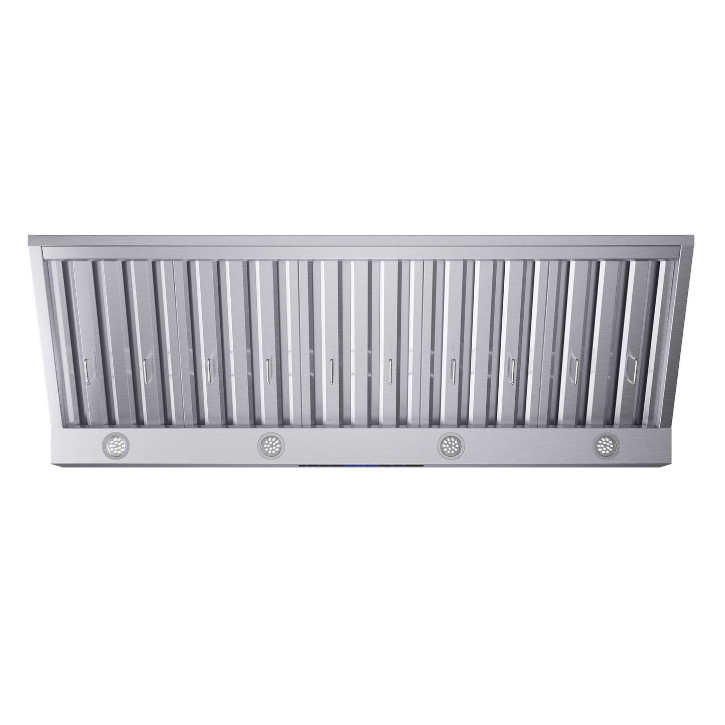 Forno Palazzo 60" Wall Mounted Range Hood Stainless Steel Heavy-Duty Baffle Filters & Remote Control