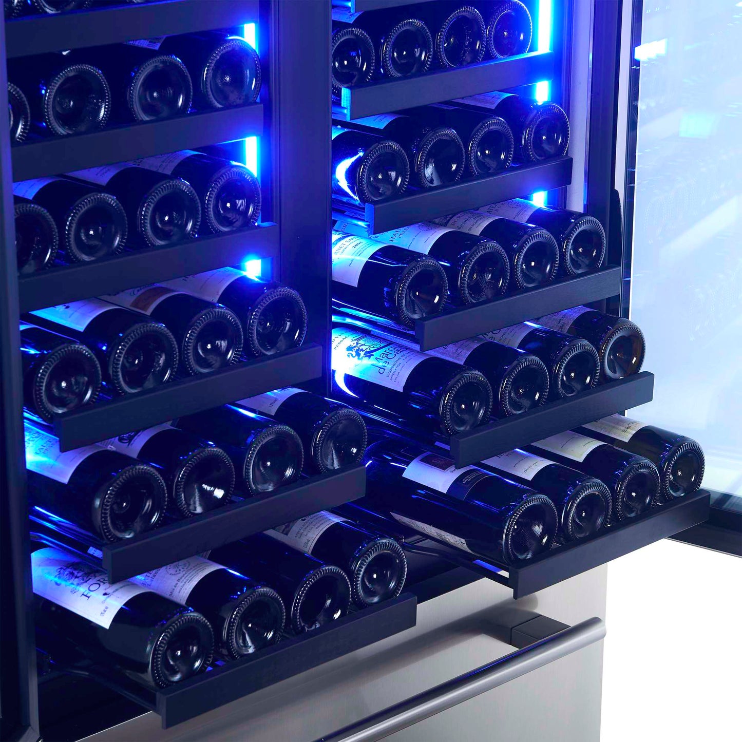 Forno Campania 32" Wine Cooler Stainless Steel, Dual Wine Zones, 2 Beverage Drawers, 17.7 cu.ft.