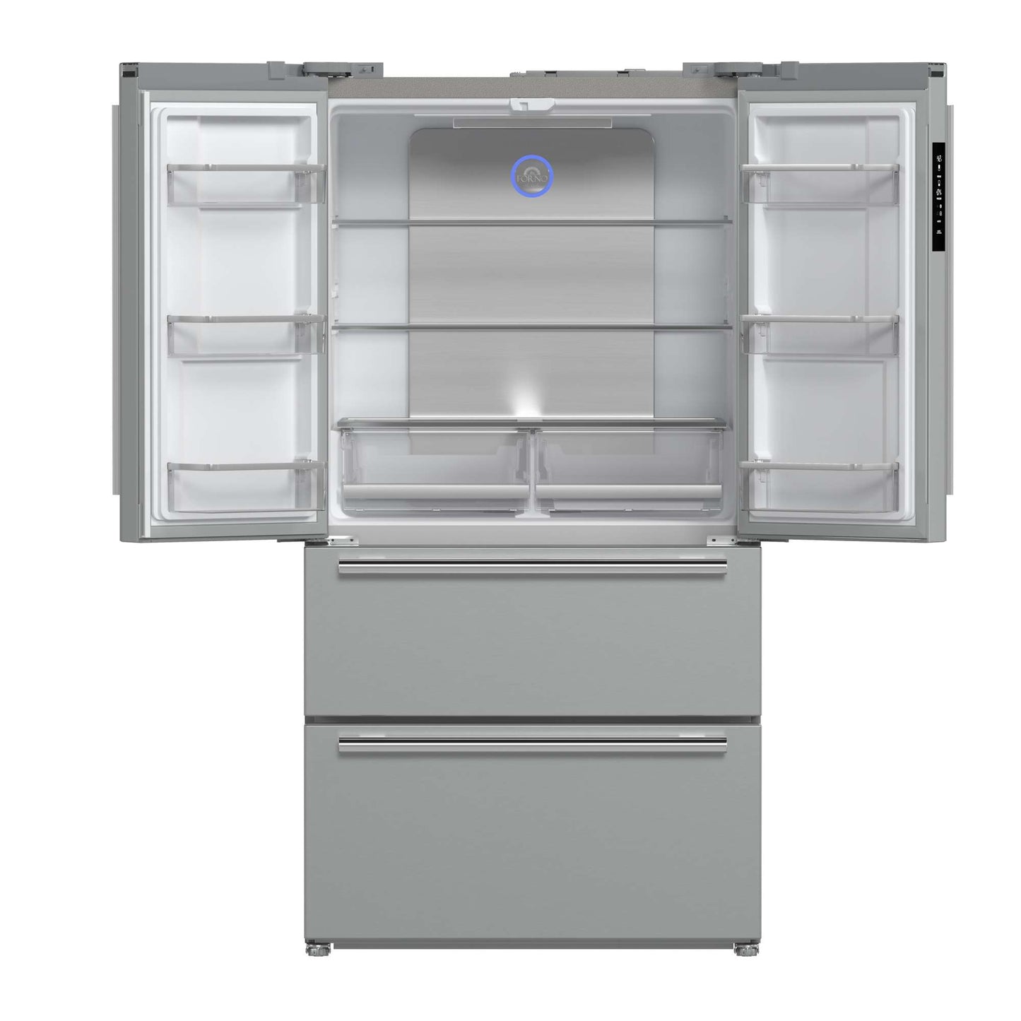 Forno Moena 36" French Door 19.2 Cu.Ft. Stainless Steel Refrigerator