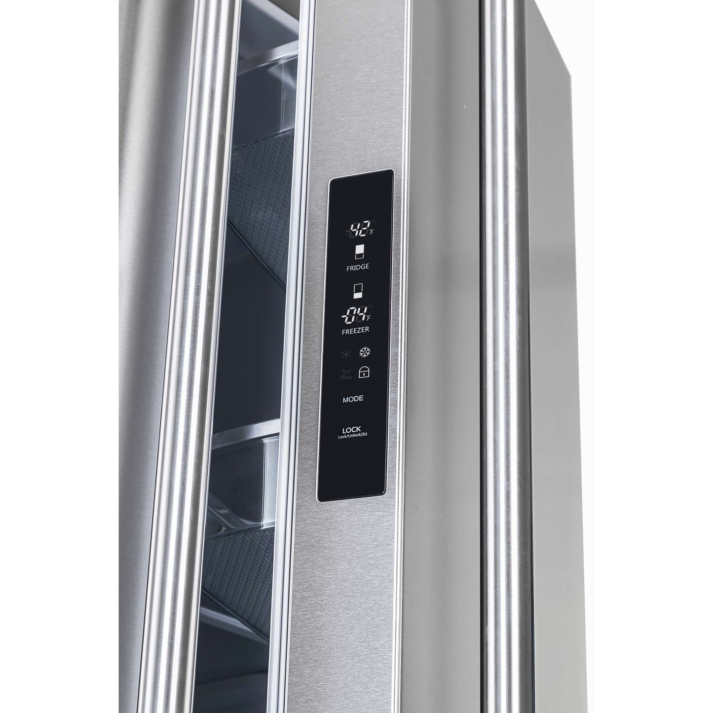 Forno Moena 36" French Door 19.2 Cu.Ft. Stainless Steel Refrigerator