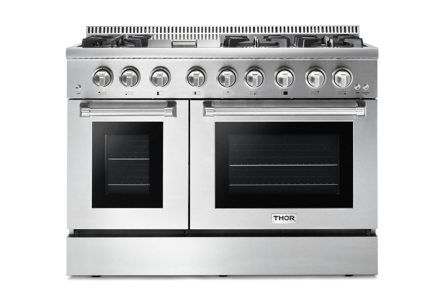 Thor Kitchen 48 Inch Professional Dual Fuel Range in Stainless Steel