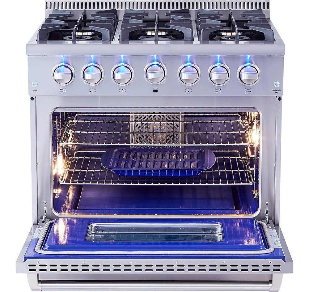 Thor Kitchen 36-Inch Professional Liquid Propane Range