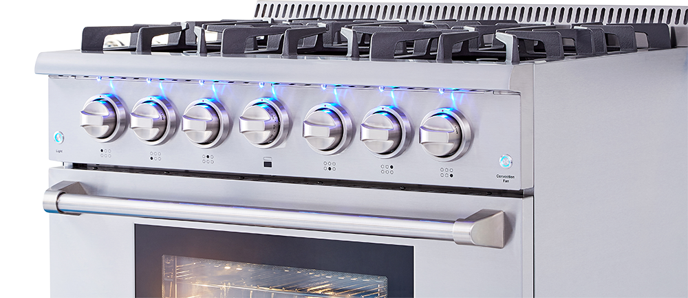 Thor Kitchen 36-Inch Professional Liquid Propane Range