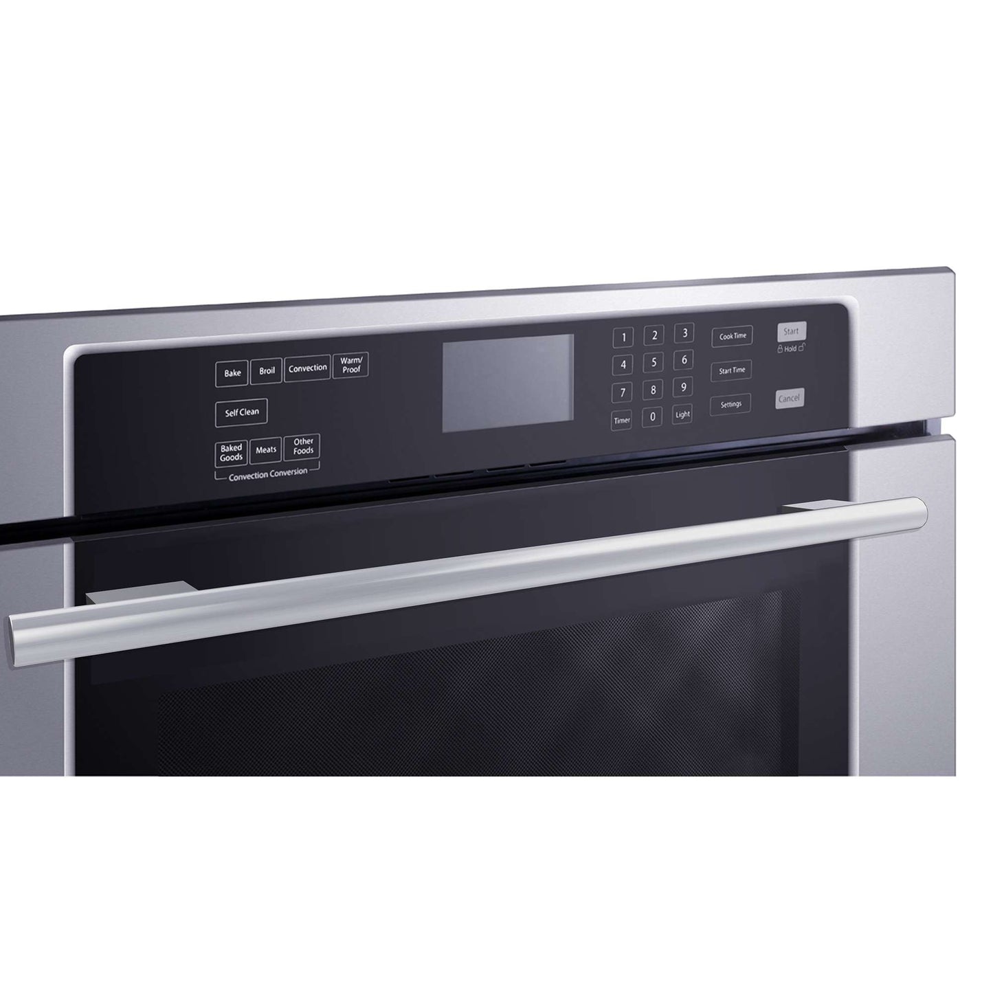 Villarosa 30-inch. Electric Wall Oven in Stainless Steel, 5.0 cu.ft. with Air-fry Function Glass Touch Controls, Auto Cooking And Steam Cleaning