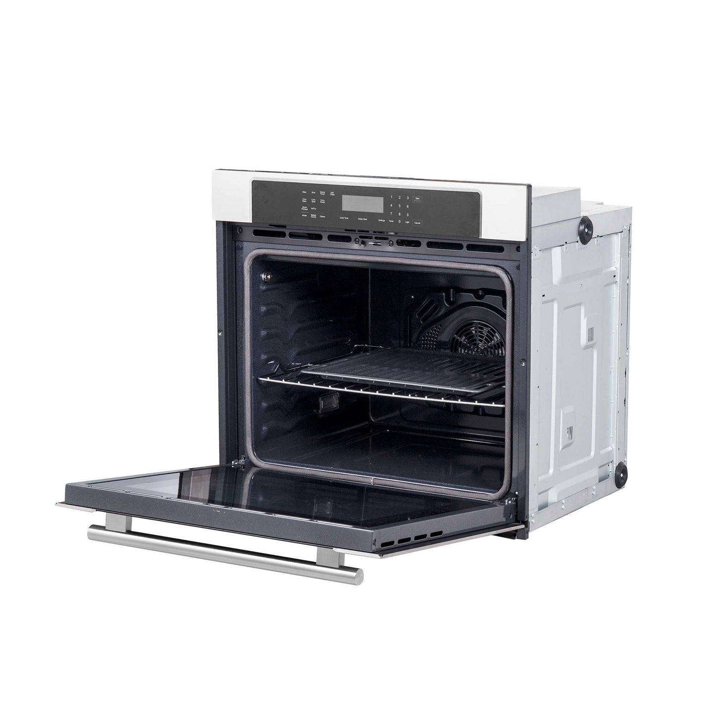 Villarosa 30-inch. Electric Wall Oven in Stainless Steel, 5.0 cu.ft. with Air-fry Function Glass Touch Controls, Auto Cooking And Steam Cleaning