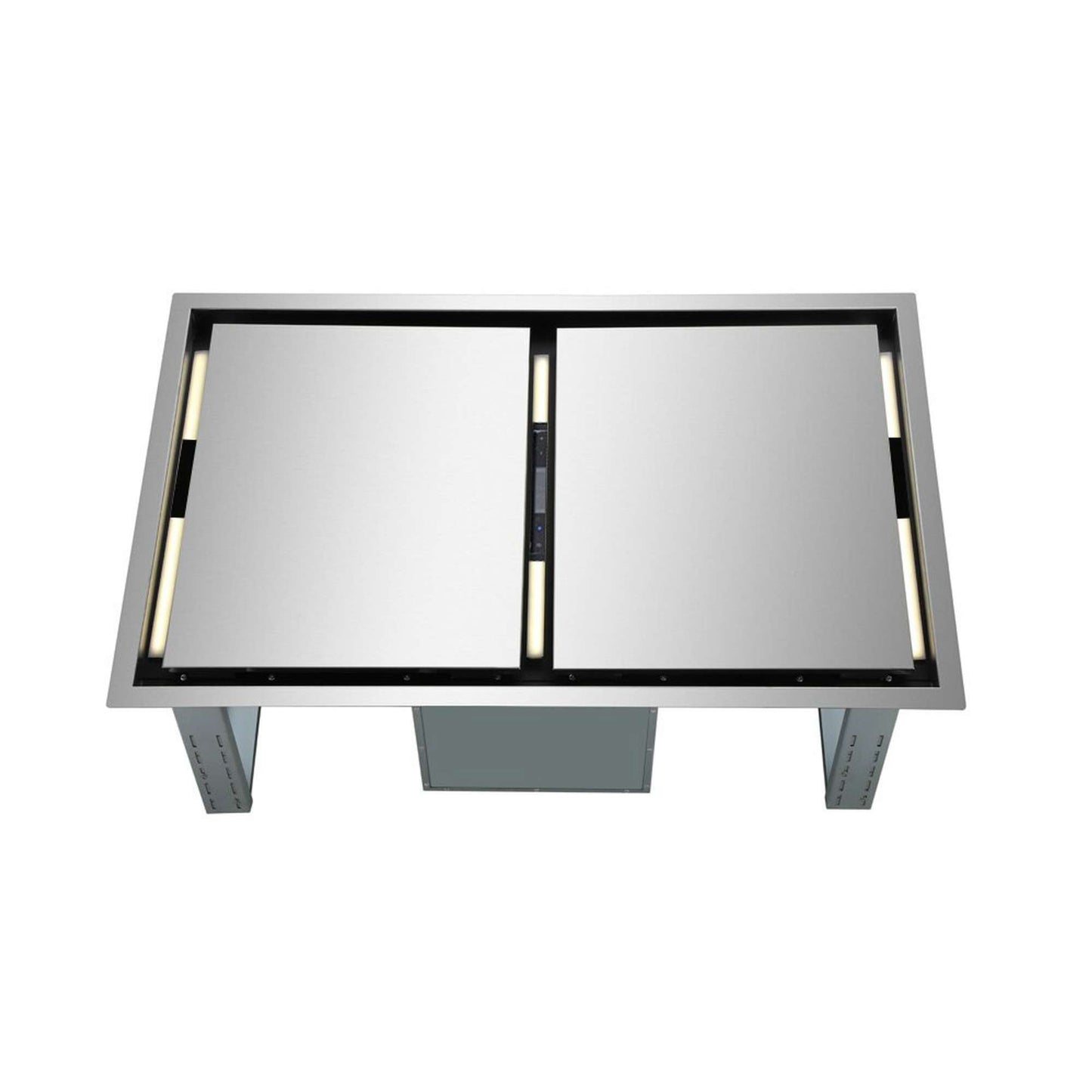 Forno Arezzo - 44" Ceiling Range Hood with Perimetric Heat, Odor, Gases and Steam Air Capture