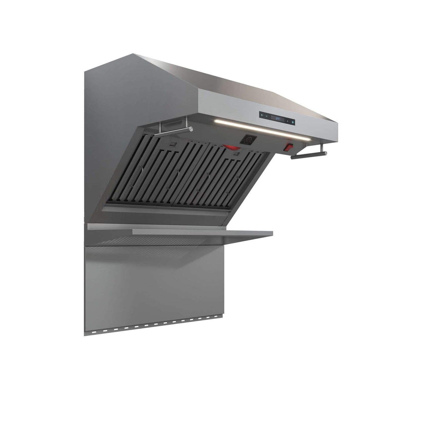 Forno Savona - 30" Wall Mount Range Hood Baffle Filter & Back Splash