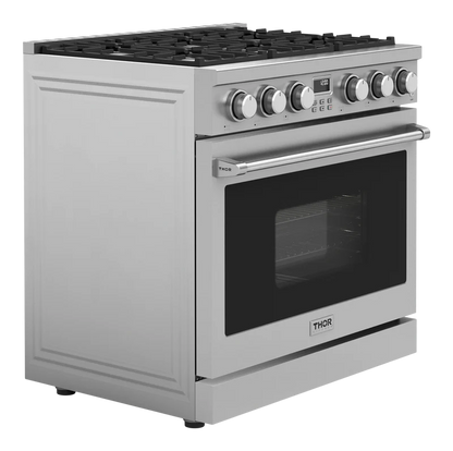 THOR Kitchen 36-Inch Gas Range - Contemporary Professional - ARG36