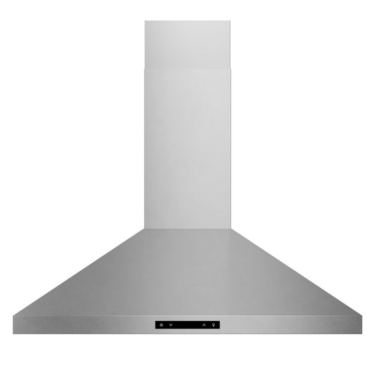 30 Inch Contemporary Wall Mount Pyramid Shape Range Hood