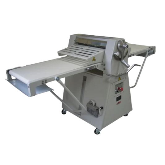 BakeMax BMFRS03 Heavy-Duty 25 Inch Wide Floor Model Reversible Dough Sheeter