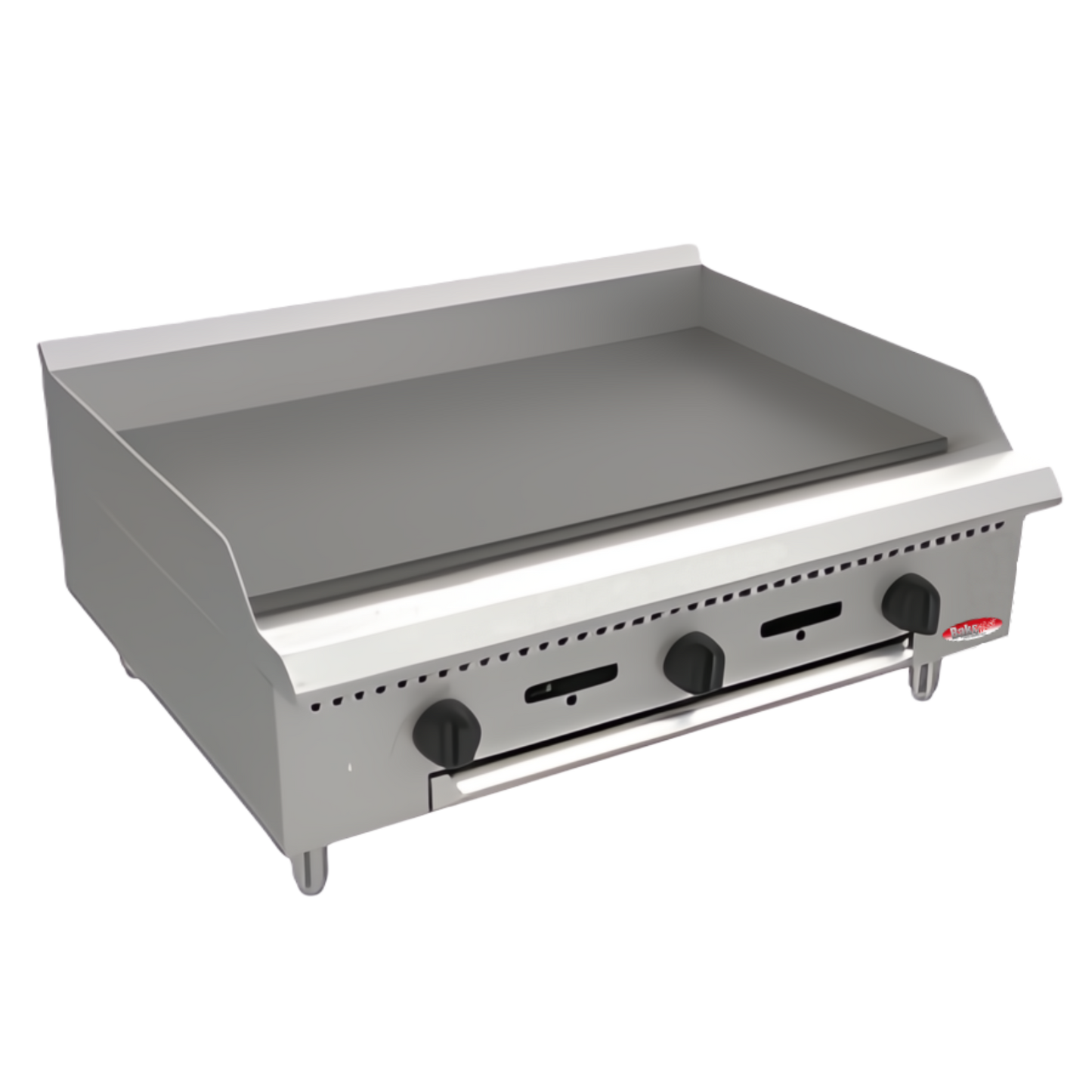 BakeMax America BATG36 Commercial Countertop 36 Inch Thermostatic Gas Griddle