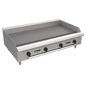 BakeMax America BATG48 Commercial Countertop 48 Inch Thermostatic Gas Griddle