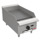 BakeMax America BACG15 Commercial Countertop 15 Inch Manual Gas Griddle