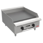 BakeMax America BACG24 Commercial Countertop 24 Inch Manual Gas Griddle