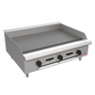 BakeMax America BACG36 Commercial Countertop 36 Inch Manual Gas Griddle