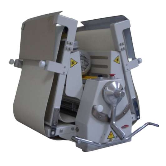 BakeMax BMCRS01 Heavy Duty Countertop 17 Inch Wide Reversible Dough Sheeter