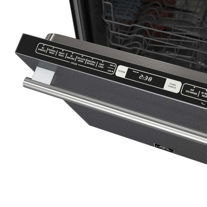 Forno Romano Espresso 24-Inch Built-In Dishwasher, Black Finish, Stainless Steel Tub, 49 dBA, Energy Star Certified