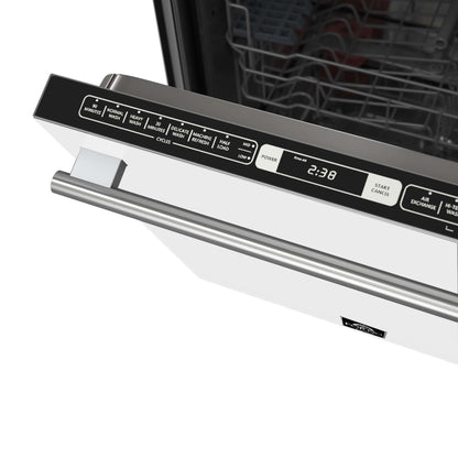 Forno Romano Espresso 24-Inch Built-In Dishwasher, White Finish, Stainless Steel Tub, 49 dBA, Energy Star Certified