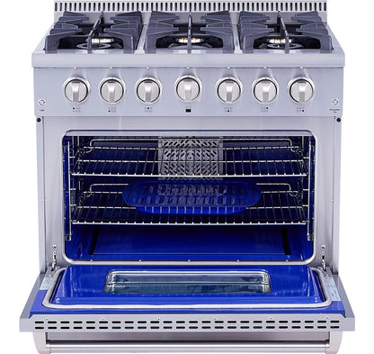 THOR Kitchen 36-Inch Dual Fuel  Professional Range