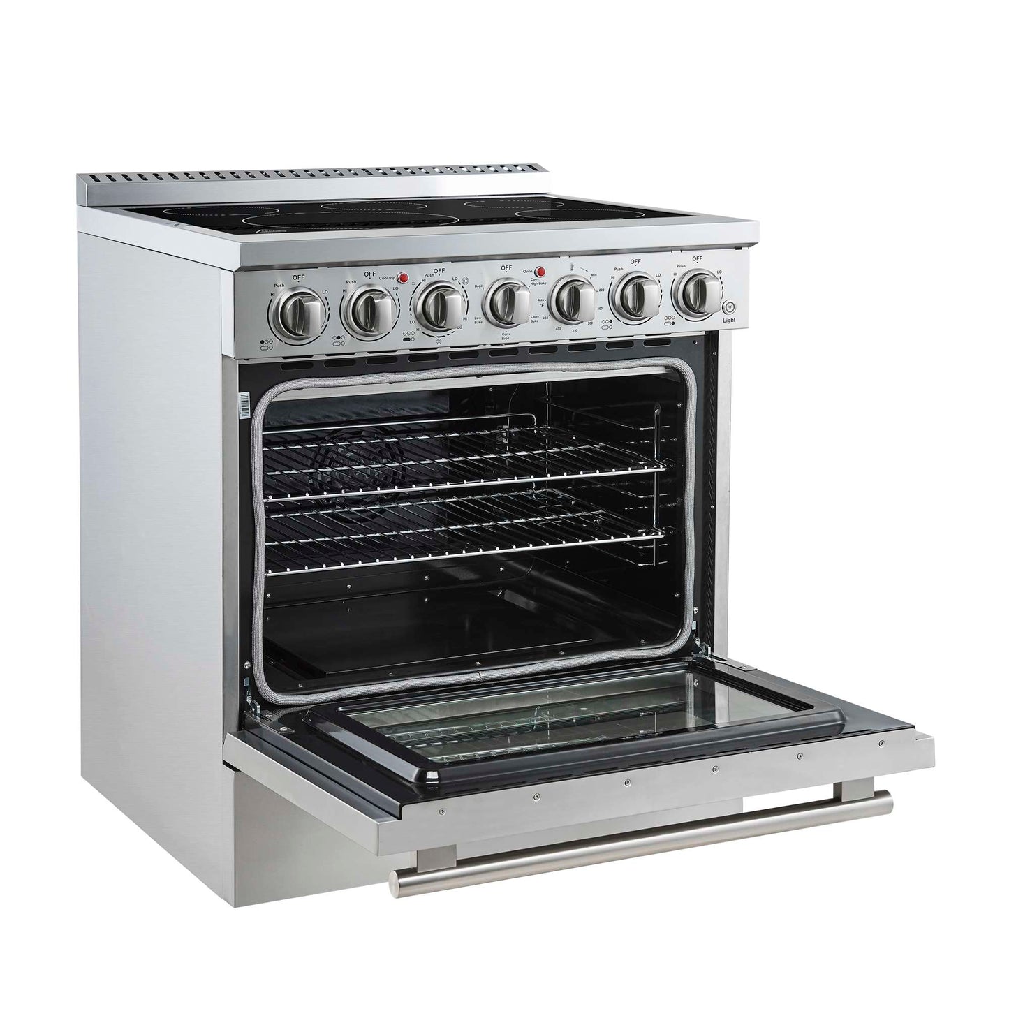 Forno Paolo 30" Freestanding Electric Range in Stainless-Steel, 4.38 cu.ft. True Convection Oven