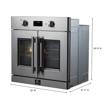 Forno Asti 30" Electric French Door Wall Oven