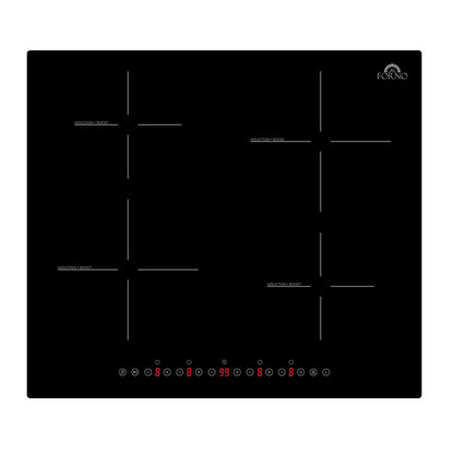 Forno Parco 24-Inch Induction Cooktop, 4 Zones, 7200W, Touch Control, 9 Power Levels & Booster Function